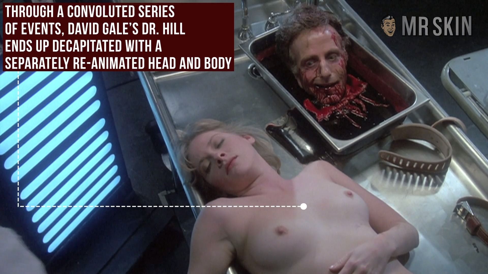 Anatomy Of A Nude Scene Barbara Crampton Gets Head From A Severed Head